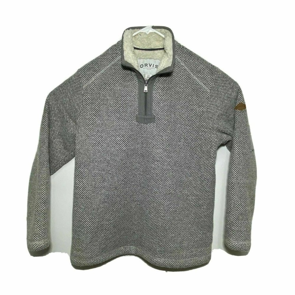 Orvis Brighton Men's Sherpa Lined 1/4 Zip Pullover